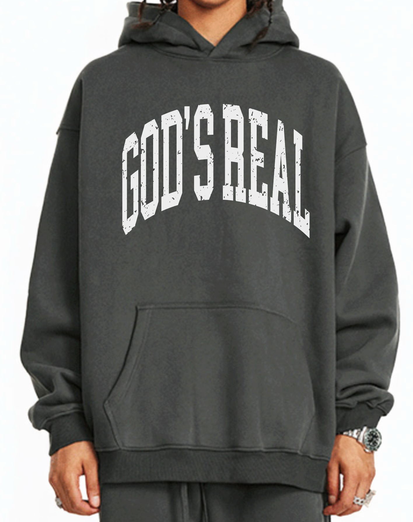 God is Real Heavyweight Fleece Hoodie